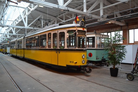 Stuttgart villamos múzeum Straßenbahnwelt